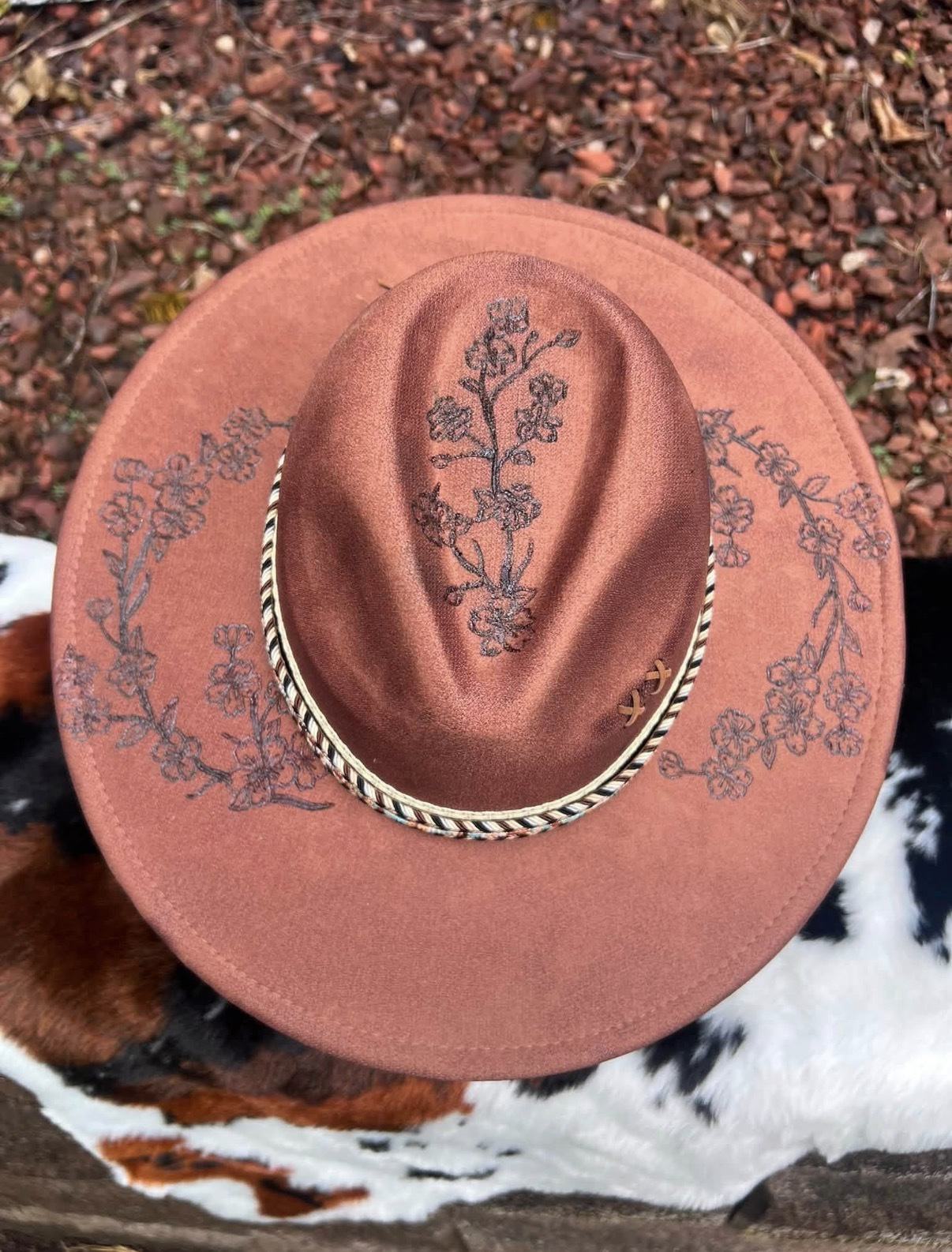 handcrafted western hat leather tools